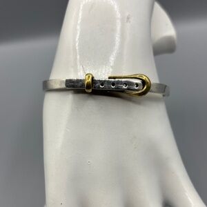 Mexico 915 Sterling Belt Buckle Bangle JP291